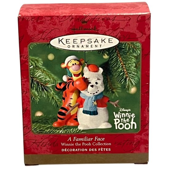 Hallmark Keepsake Ornament Tigger & Snowman Disney Winnie The Pooh Collection - Picture 1 of 3